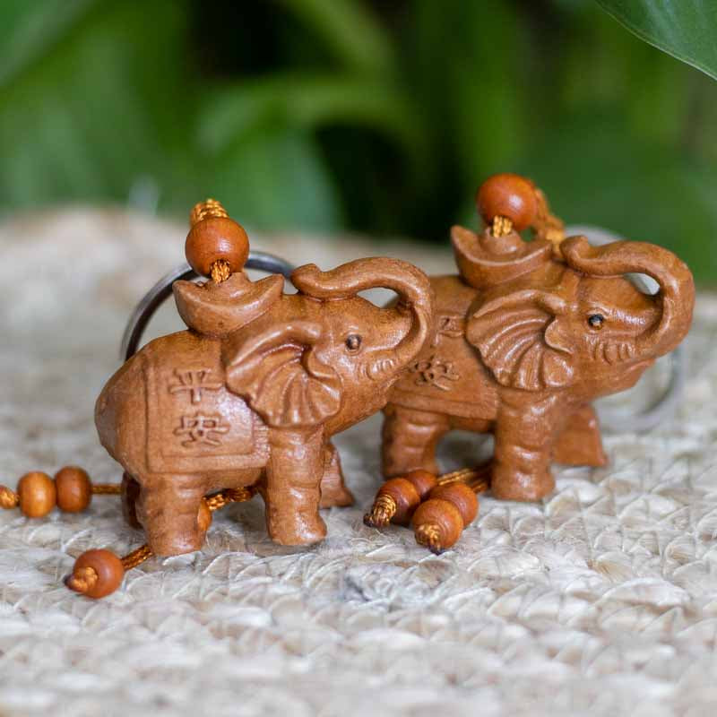 Chaveiro de Madeira | Elefante animais,chaveiro,elas,madeira,oriental
