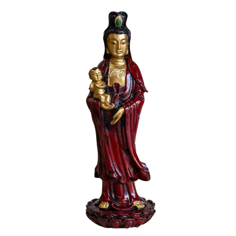 Estatueta Divindade Budista Kuan Yin 25cm budismo,divindade,elas,estatuetas,kuan yin