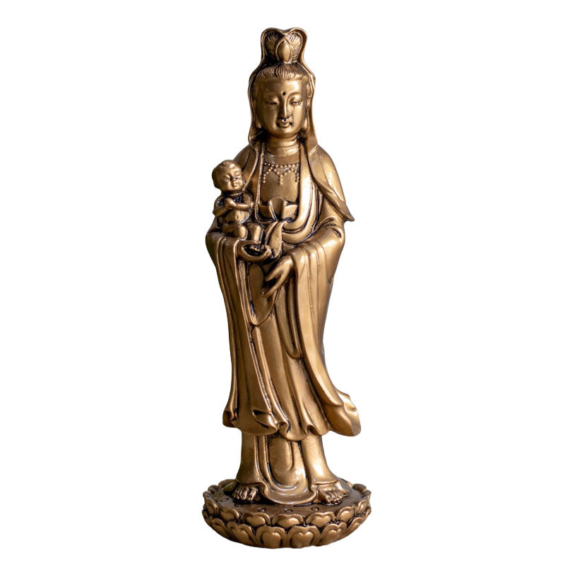 Estatueta Divindade Budista Kuan Yin 25cm budismo,divindade,elas,estatuetas,kuan yin
