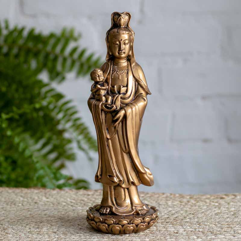 A00027-2-escultura-estatueta-resina-objeto-decorativo-oriental-divindade-hinduismo-decor-zen-loja-presentes-kuan-yin-deusa-sabedoria-prosperidade-crianca-gold