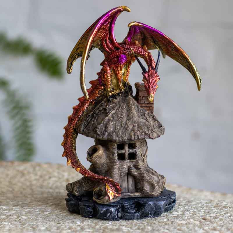 Enfeite / Incensário Cone Dragão Chaminé dragao,incensario,ludico,unisex