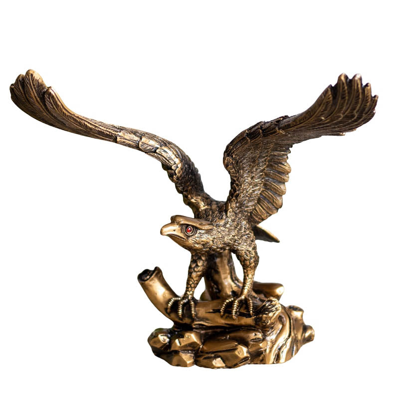 A00402-aguia-resina-dourada-gold-animal-escultura-artesintonia
