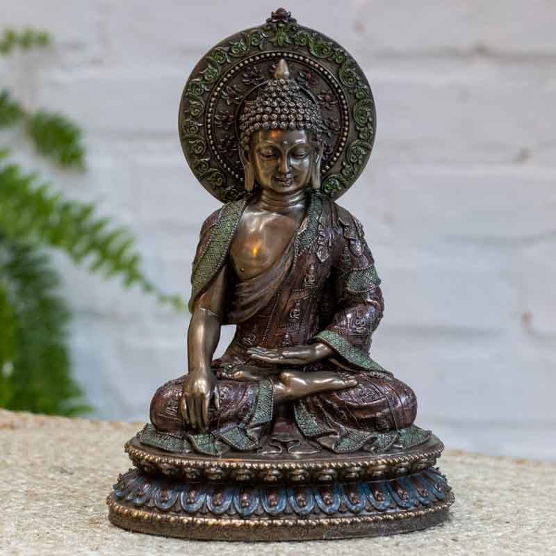 Estatueta Decorativa Buda Zen | Veronese Design buda,budismo,estatuetas,misticos,oriental,unisex,veronese
