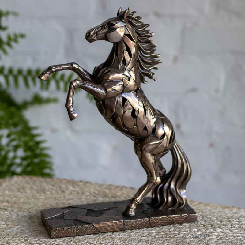 Estatueta LED Cavalo Steampunk | Veronese animais,eles,estatuetas,ludico,moderno,veronese