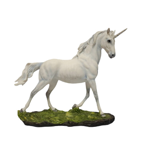Enfeite / Estatueta Unicórnio Branco | Veronese animais,elas,estatuetas,ludicos,mistico,unicornio,veronese