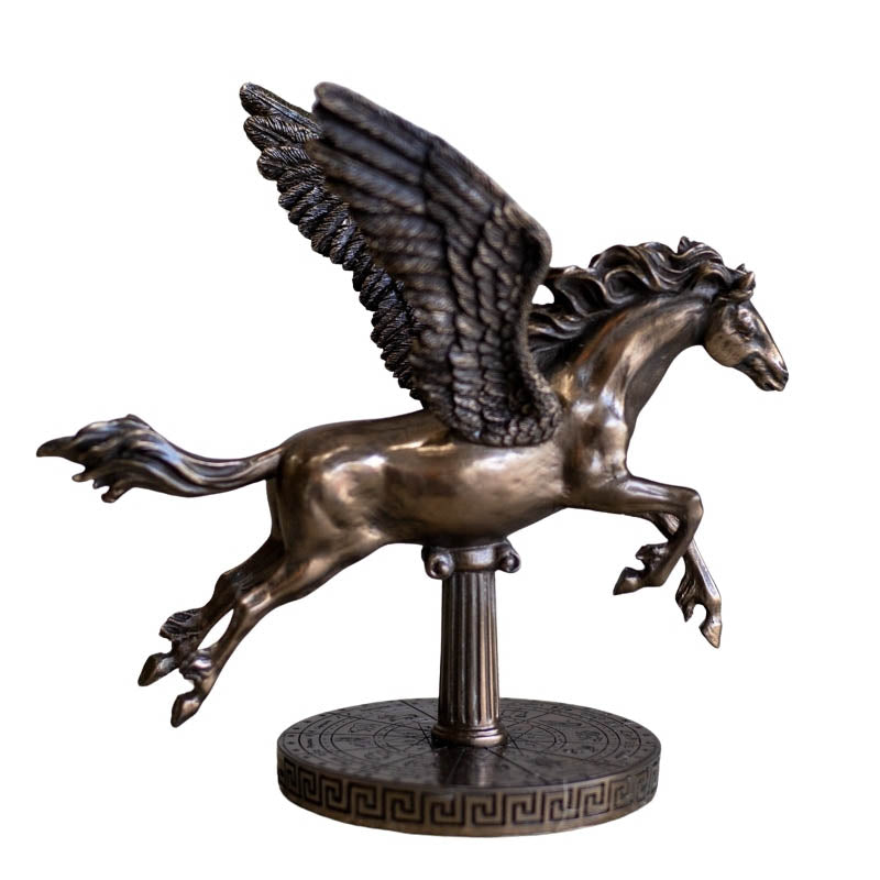 Estatueta / Enfeite Pegasus Voador | Veronese enfeite presente Animais animais,elas,estatuetas,ludico,pegasus,veronese