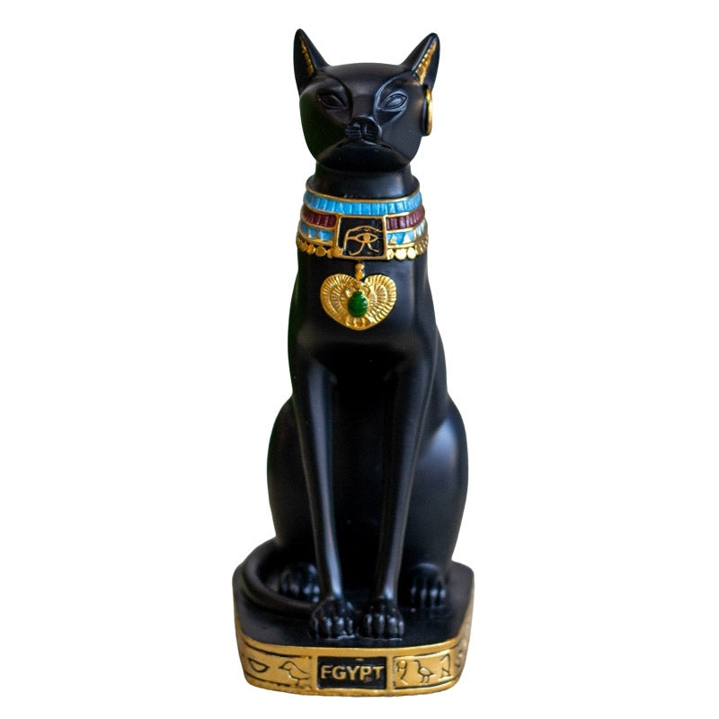 Estatueta Egípcia Gato Deusa Bastet 15cm bastet,divindade,egipcias,elas,estatuetas