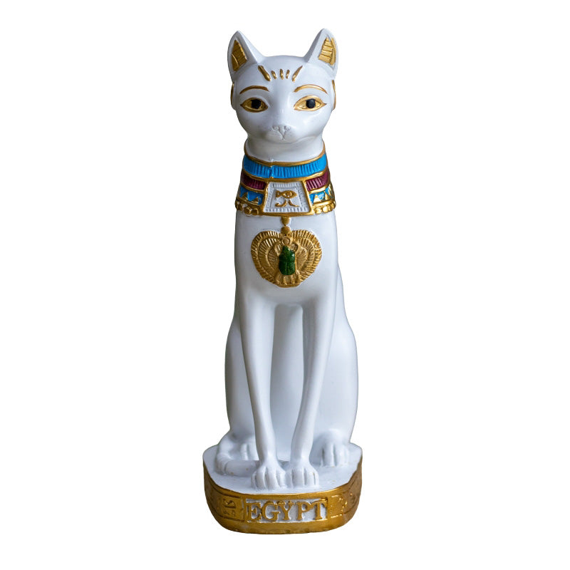 Estatueta Decorativa Divindade Egípcia Bastet bastet,divindade,egipcias,elas,estatuetas