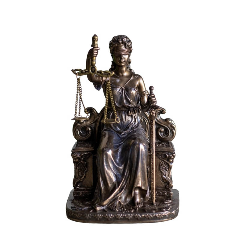 Estatueta Decorativa Dama da Justiça | Veronese divindade,eles,estatuetas,gregas,temis,veronese