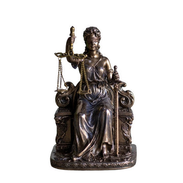 Estatueta Decorativa Dama da Justiça | Veronese divindade,eles,estatuetas,gregas,temis,veronese