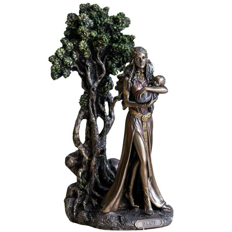 Estatueta Decorativa Deusa Celta Danu 30cm celtas,danu,divindade,elas,estatuetas,veronese