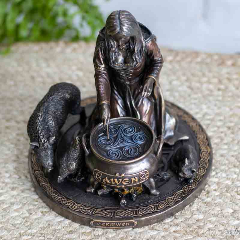 Estatueta Decorativa Feiticeira Ceridwen | Veronese ceridwen,elas,elementais,estatuetas,feiticeira,veronese