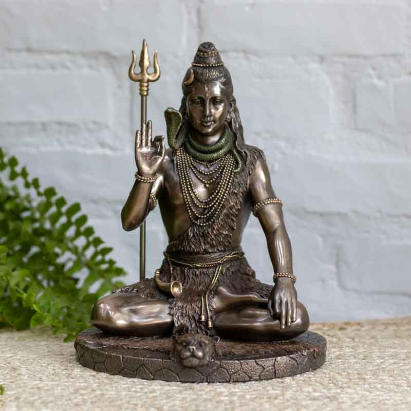 Escultura de Shiva Veronese 25cm | Arte Hindu divindade,estatuetas,hindu,shiva,unisex,veronese