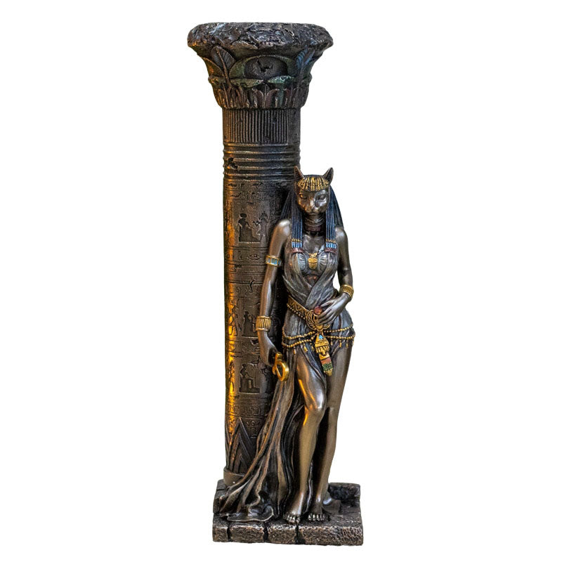 Escultura Decorativa Deusa Egípcia Bastet | Veronese bastet,divindade,egipcias,elas,estatuetas,veronese
