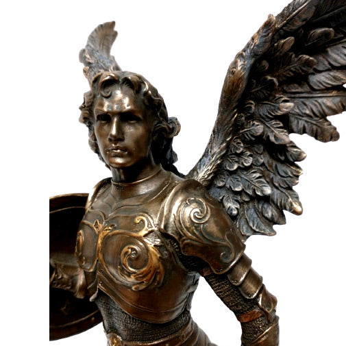Estatueta São Miguel Arcanjo | Veronese anjos,arcanjo miguel,celestiais,estatuetas,unisex,veronese