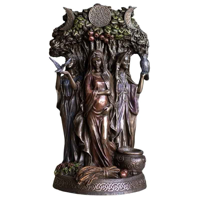 Estatueta Decorativa Deusa Triplice | Veronese divindade,elas,estatuetas,triplice,veronese,wicca