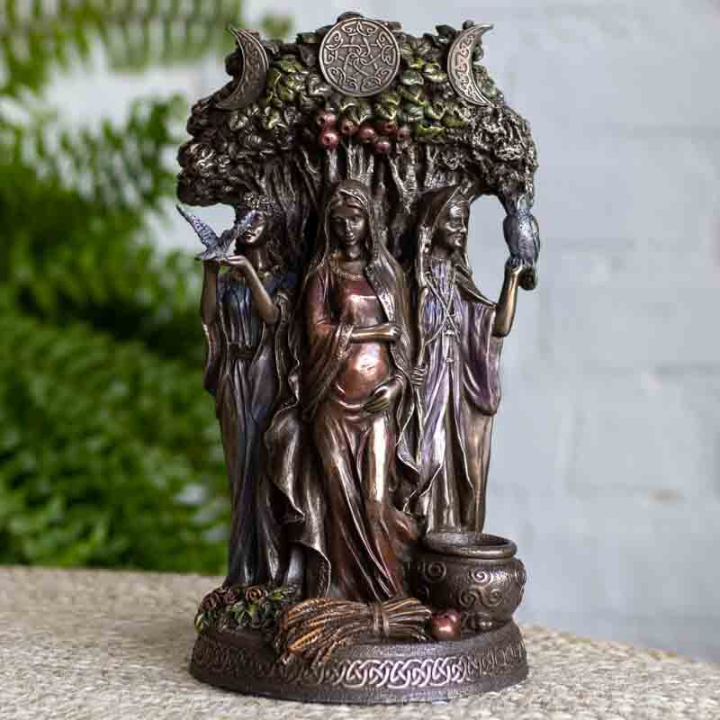 Estatueta Decorativa Deusa Triplice | Veronese divindade,elas,estatuetas,triplice,veronese,wicca