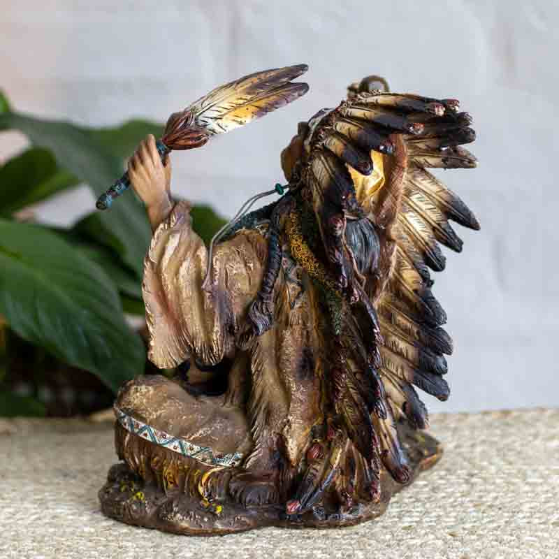 estatueta-escultura-paje-cacique-resina-objetos-decorativos-decoracoes-resina-realista-xama-indigena-sioux-americano-006