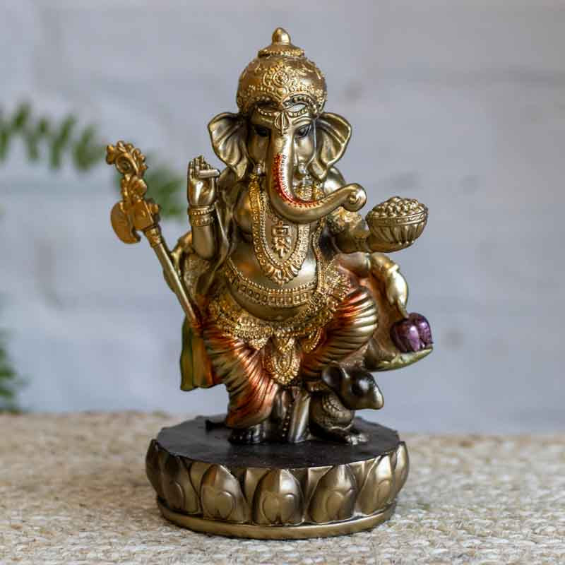 Escultura Hindu Ganesha | Objeto Decorativo divindade,elas,estatuetas,ganesh,hindu