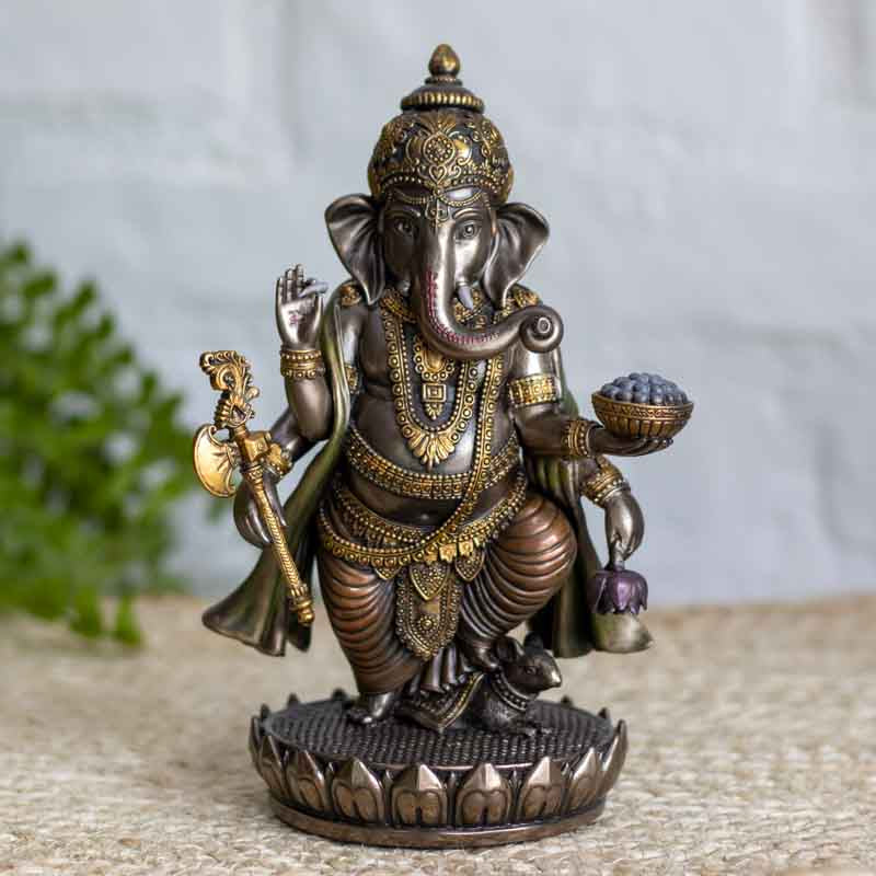 Escultura Deus Ganesh da Sabedoria Espiritual divindade,elas,estatuetas,ganesh,hindu,veronese