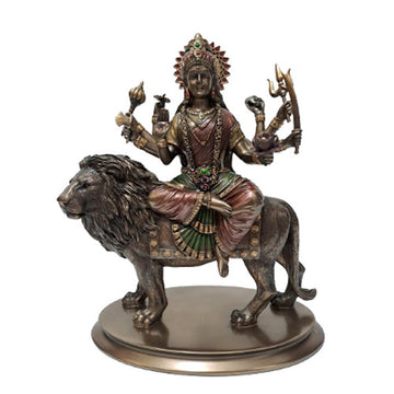 Escultura Decorativa Deusa Durga | Arte Hindu divindade,durga,elas,estatuetas,hindu,veronese