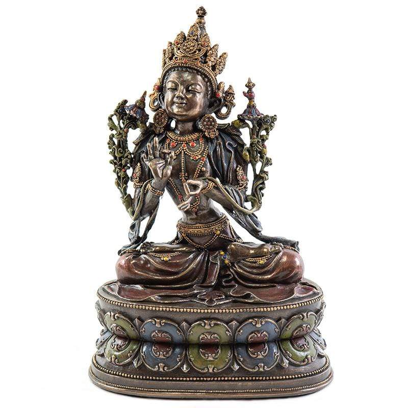 Estatueta Deusa Tara Tibetana em Resina | Veronese budismo,divindade,elas,estatuetas,tara,veronese