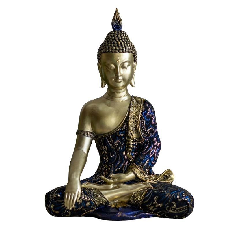 Estatueta Decorativa Buda Thai Zen 34cm buda,budismo,estatuetas,misticos,oriental,unisex